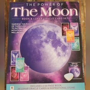 The Power of the Moon: Book & Lunar Oracle Card Set NIB